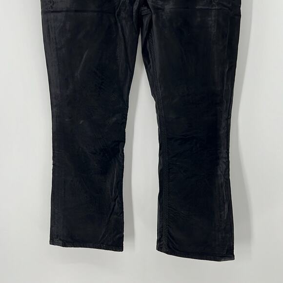 Citizens of Humanity Isola Cropped Velvet Boot Jeans - Black - 31 - NWT - Picture 3 of 10